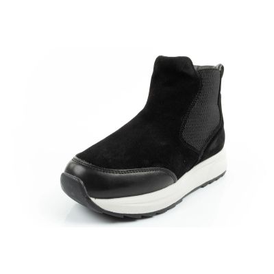 3. Scholl Beverly Bootie Women's Leather Ankle Boots Black