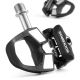 7. Rockbros RD9 SPD Carbon Fiber and Titanium Alloy Pedal Cleats - Black