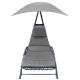 25. BERGAMO DECHAIR WITH UMBRELLA 200x125x180CM GRAY