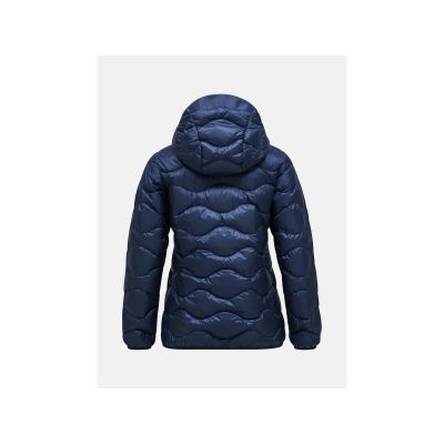 5. PEAK PERFORMANCE Helium Down Hood Jacket Women blue