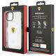8. Ferrari FEHMP14MURKT iPhone 14 Plus 6.7" clear/transparent hardcase Outline Magsafe