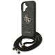 5. Guess 4G Big Logo Cord Stap Crossbody Case for iPhone 17 - Black