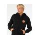 2. RIP CURL Wettie Passage Icon Zip Thru sweatshirt black
