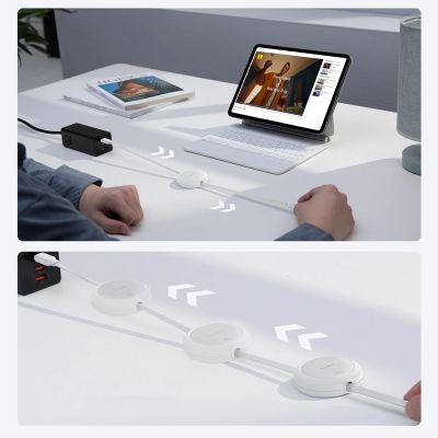 4. Baseus Free2Pull 60W USB-C Retractable Cable - USB-C 1m - White