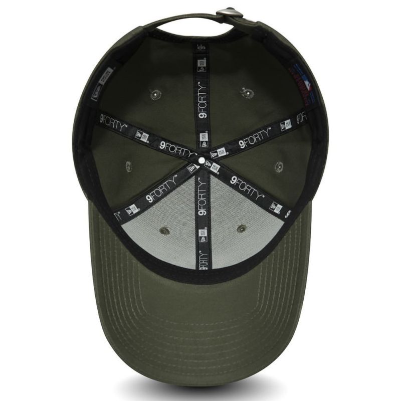 3. New Era 9FORTY MLB NY New York Yankees Cap, Olive – 80636010