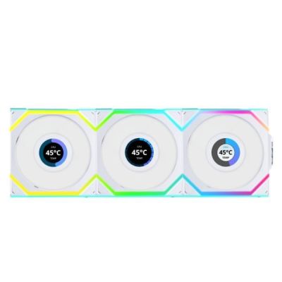 4. Lian Li UNI FAN SL Wireless 120 Computer Case Fan 12 cm White 3 pcs.