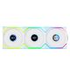 4. Lian Li UNI FAN SL Wireless 120 Computer Case Fan 12 cm White 3 pcs.