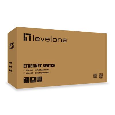 3. LevelOne GSW-2457 Network Link Unmanaged Gigabit Ethernet (10/100/1000) Black