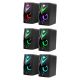 4. DEFENDER PC SPEAKERS J4 2.0 6W LED USB BLACK 65964