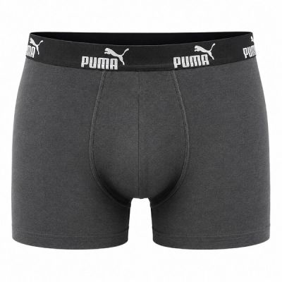 3. Puma Men's Boxershorts 6-Pack Black Green Gray Boxer Briefs