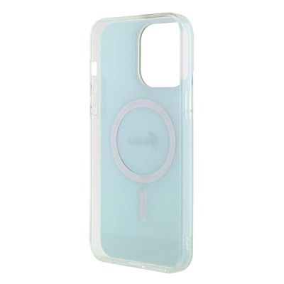 7. Guess GUHMP15XHITSQ iPhone 15 Pro Max turquoise/turquoise hardcase IML Iridescent MagSafe