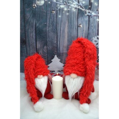 5. GNOME WITH FUR HAT 86CM