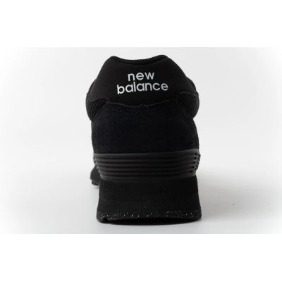 6. New Balance men's 515 black suede leather sneakers