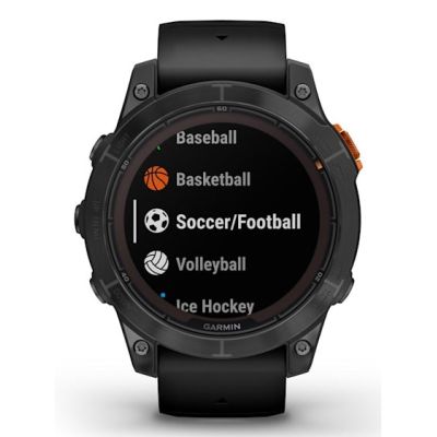 13. Garmin Fenix 7 Pro Solar Edition Slate Grey / Black Band Sports Watch