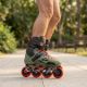 4. NA1601 SLAYD GREEN SLALOM ROLLER SKATES SIZE 38 NILS EXTREME