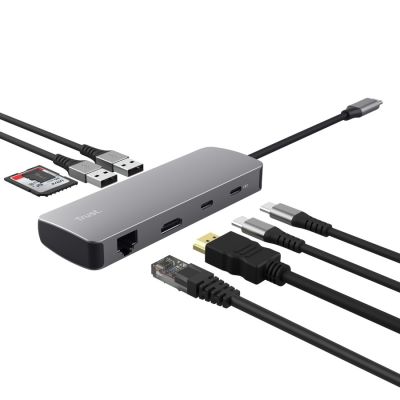 3. TRUST Dalyx 8-in-1 Multiport Adapter