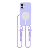 Tech-Protect MagNecklace MagSafe Case with Lanyard for iPhone 16 - Purple