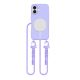 Tech-Protect MagNecklace MagSafe Case with Lanyard for iPhone 16 - Purple