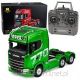 Scania RC Remote-Controlled Tractor Truck Huina Green 1:18