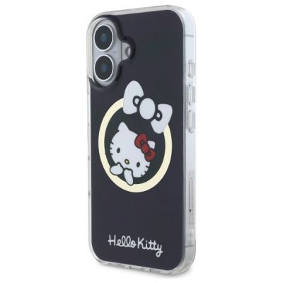 2. Hello Kitty IML Fun bow Magsafe iPhone 16 Case - Black