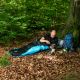 18. NILS CAMP NC2012 Sleeping Bag Black and Blue