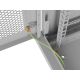 11. Lanberg 19" 12U 600X450 gray wall-mounted RACK installation cabinet with perforated doors (flat pack)