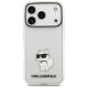 3. Karl Lagerfeld IML NFT Choupette Case for iPhone 18 Pro / 17 Pro - Transparent