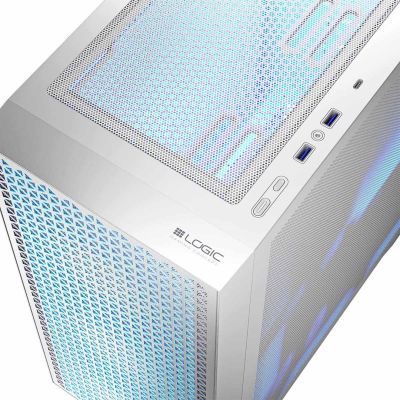 4. LOGIC DART PRO ARGB MIDI USB TYPE-C CASE WHITE