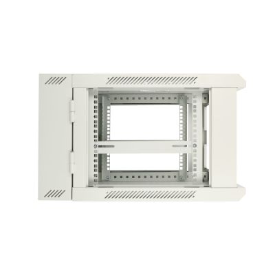 5. Extralink - 19" 6U 600x600 AZH Gray Wall Mounted Cabinet