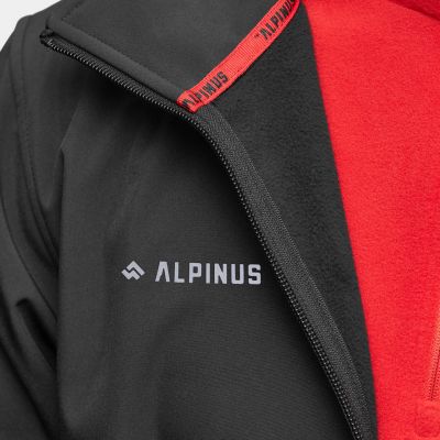 37. Alpinus Stenshuvud softshell jacket black BR43371