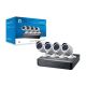 3. LevelOne CCTV 8-Channel Kit 2MP/IP66/H.264/1x3.5"/IR-30m White