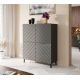 3. ABETO shelf 100.5x40xH121.5 graphite/glossy graphite