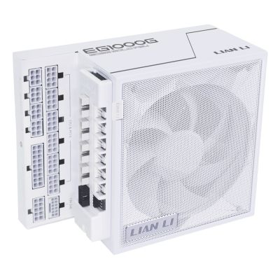9. Lian Li EDGE GOLD 1000 80 PLUS Gold Netzteil power supply, PCIe 5.1, ATX 3.1 - 1.000 Watt, weiß, incl. USB-Hub