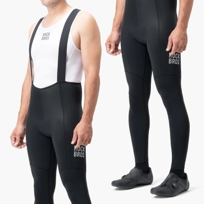 6. Rockbros 200021 Long Cycling Bib Shorts with Pad Size XL - Black