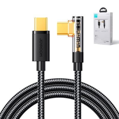 3. Joyroom Gaming Cable S-CC100A6 USB-C (angled) / USB-C (straight) 100W 1.2m - black