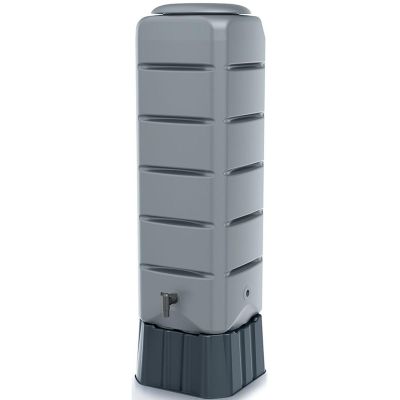 RAINWATER TANK SET TENSO 120L SMOOTH GRAY