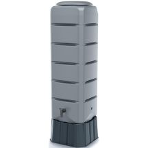 RAINWATER TANK SET TENSO 120L SMOOTH GRAY