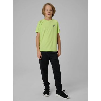 6. Boys' quick-drying sports pants 4F 4FJRSS26TFTRM1460-20S