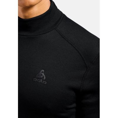 6. Odlo BL TOP turtle neck l/s ACTIVE WARM ECO men's t-shirt size M Black