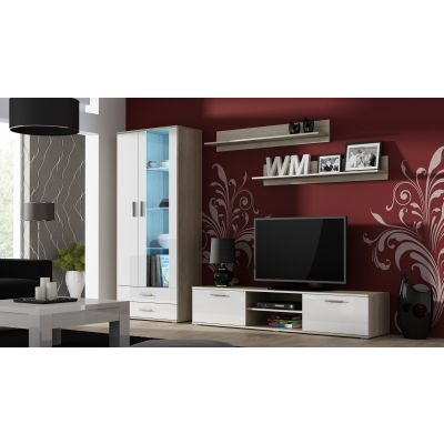 2. Shelf 125cm (2 pcs) SOHO Sonoma oak matt
