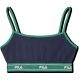 4. Fila Candelo Sports Bra Navy Blue and Green FAW1203 50004