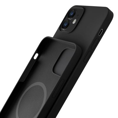 10. 3mk Silicone Case for iPhone 12 mini - black