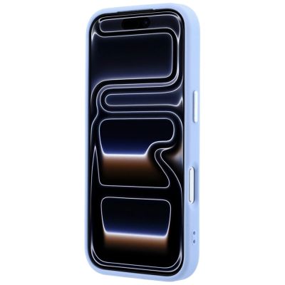 5. Guess Grained Triangle Logo MagSafe Case for iPhone 18 Pro Max / 17 Pro Max - Blue