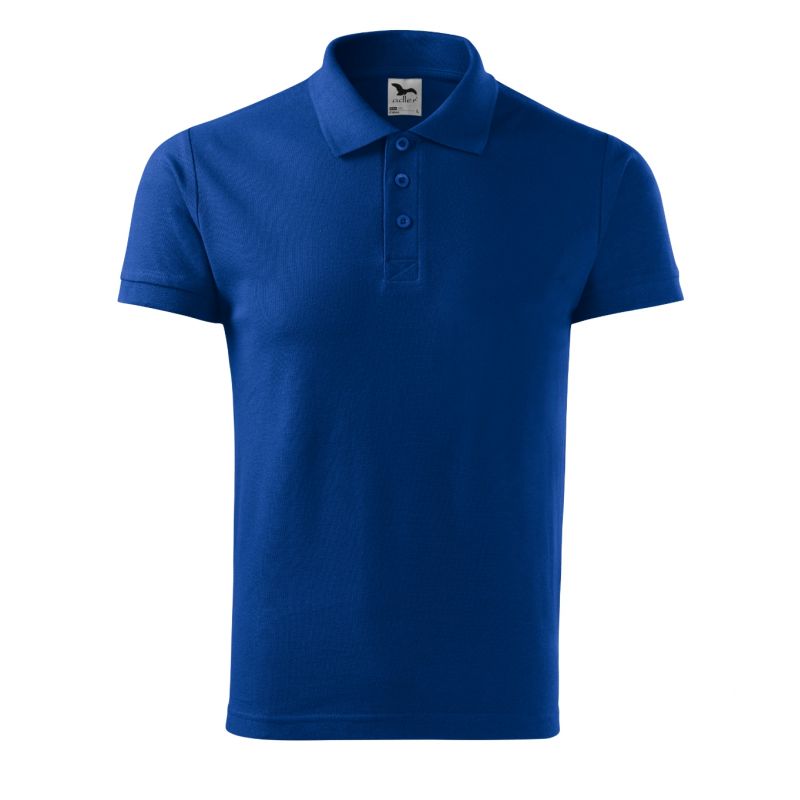 2. Malfini Cotton M MLI-21205 polo shirt cornflower blue