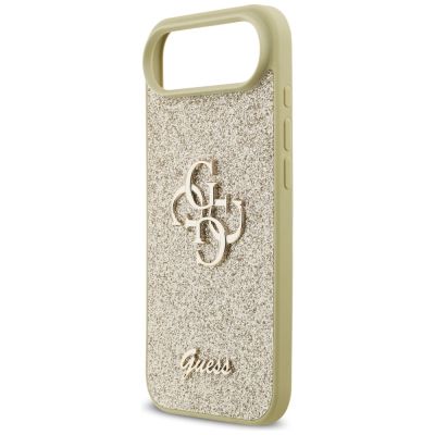 6. Guess Fixed Glitter Big 4G case for iPhone Air - gold
