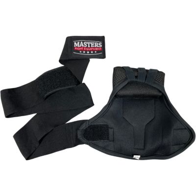5. MASTERS BBŻ-GRIP gel boxing bandages black