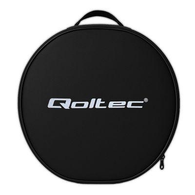 8. Qoltec Portable EV and Hybrid Vehicle Charger with 2-in-1 Adjustable Charging Type 2 | 11 kW | 400 V | CEE 16 A | Wi-Fi | TUYA | SMART LIFE | LCD | Portable | Wallbox | 5 m