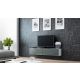 TV cabinet VIGO '140' 30/140/40 white/grey gloss
