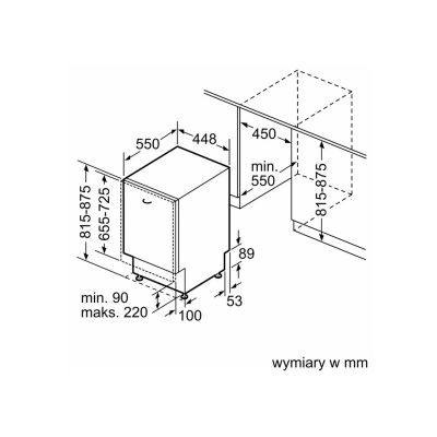 9. Built-in dishwasher BOSCH SPV4EKX17E