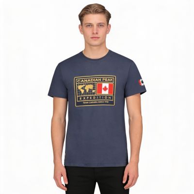 5. Canadian Peak JOFOTENEAK NAVY RM MEN 254 T-shirt (RBMSZ1256H/CP-MARINE)